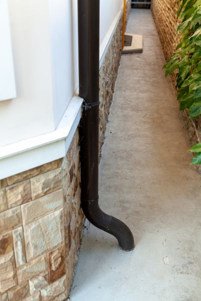 Cost of Underground Gutter Service in Brentwood