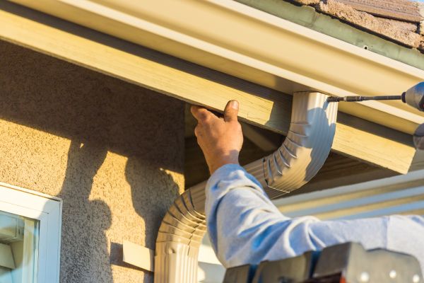 Aluminum Rain Gutter Service in Brentwood